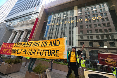 Climate Activists Occupy Wells Fargo Global Headquarters:April 25, 2022